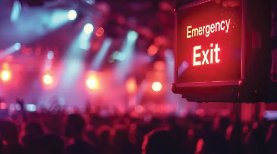Fire safety recommendations for nightclubs